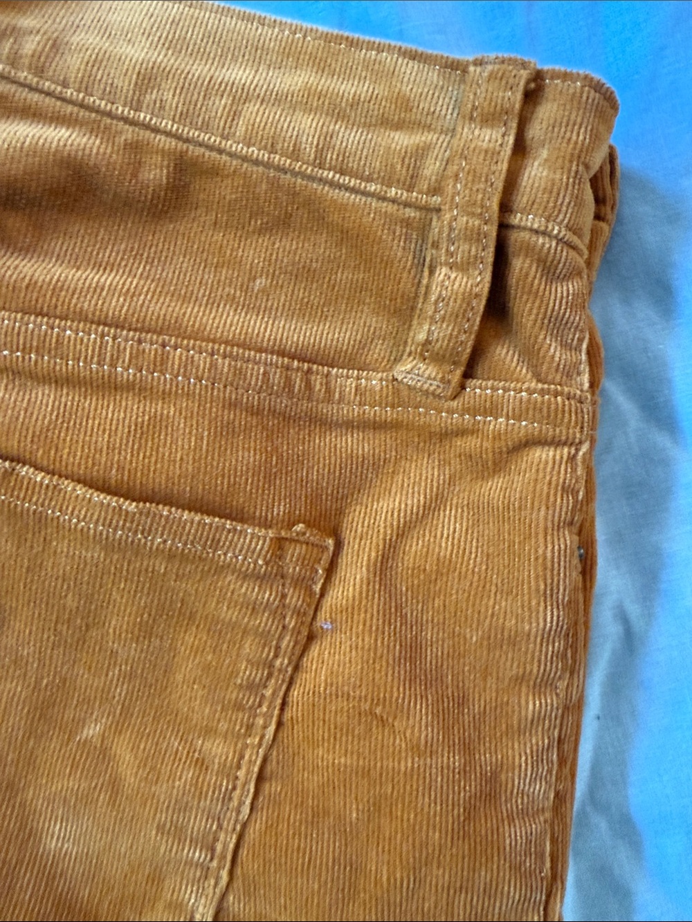 J. Crew Women's Straight Leg Corduroy Pants in Mustard Brown